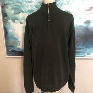 Eddie‎ Bauer men’s sweater size L green color